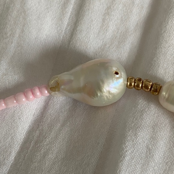 Two Mathe Pearl Necklaces: Ivy Necklace and All You Need is Love Necklace - Picture 7 of 8